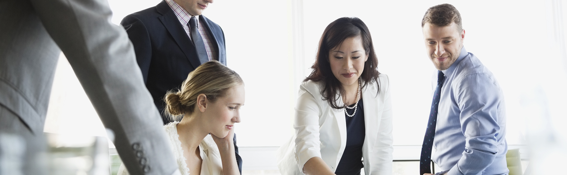 Menschen in einem Treffen